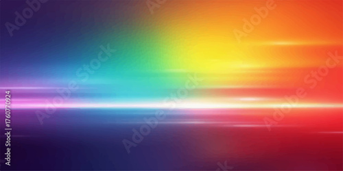 Abstract rainbow spectrum light streaks motion blur background vibrant colors