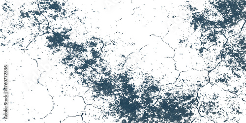 Clean abstract blue grunge background texture with a transparent water splash and ink flow