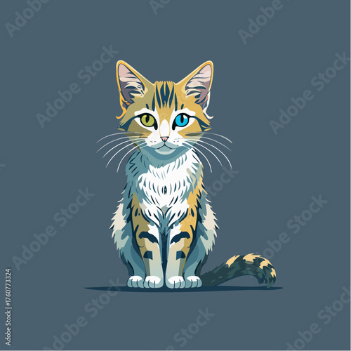 Minimalistische Katze