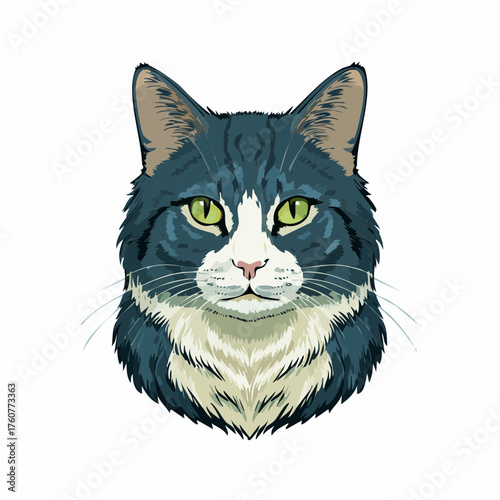 Minimalistische Katze