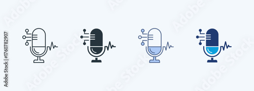 Speech Recognition Multiple Style Icon Collection