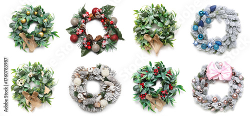 Set of different Christmas ...
