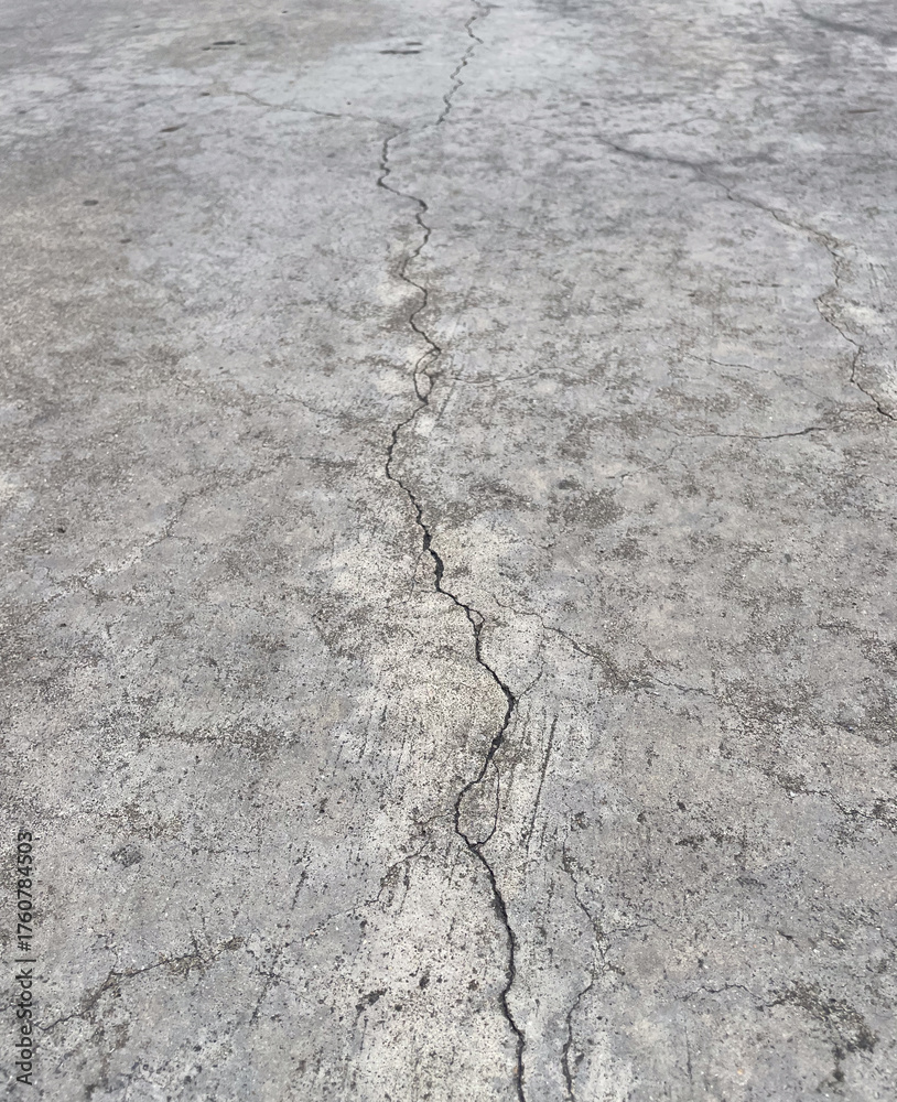 Obraz premium cracks on old concrete floor