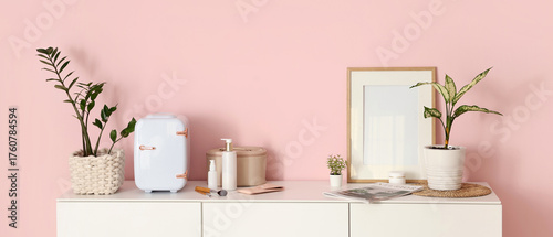 Small refrigerator with cos...