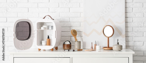 Small cosmetic refrigerator...