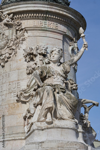 Paris, place de la république