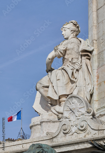 Paris, place de la république