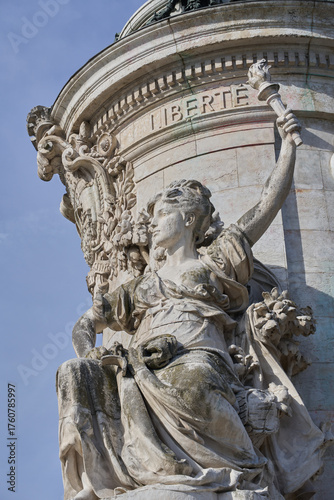 Paris, place de la république