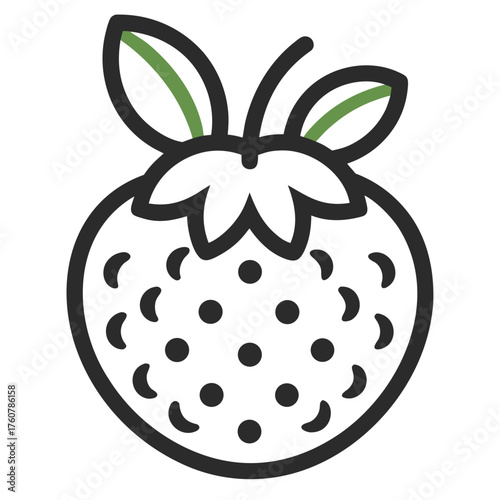 Litchi Logo Line Art