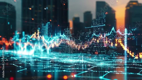 Wallpaper Mural Stock Market Graphs and Charts (1) Torontodigital.ca