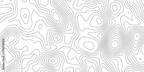 Topographic map background with geographic grid for hiking and mountain sport. luxury topographic wavy pattern and geographic grid map design. paper texture Imitation of a geographical map shade.