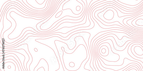 Topographic map background with geographic grid for hiking and mountain sport. luxury topographic wavy pattern and geographic grid map design. paper texture Imitation of a geographical map shade.