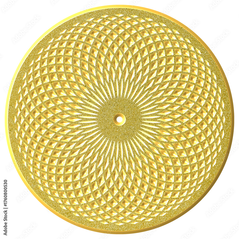 Fototapeta premium abstract golden sphere