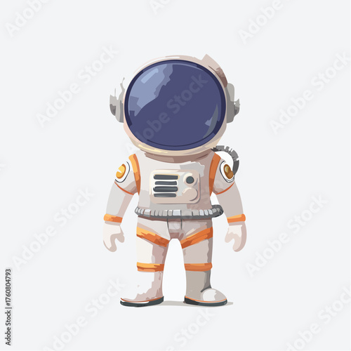 Astronaut im Retro-Stil