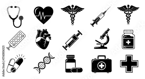 Weather icons set for forecasting and climate presentation