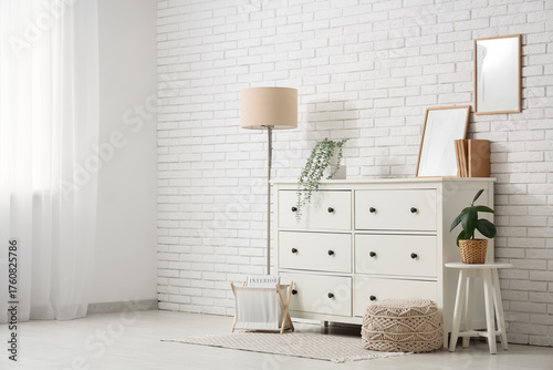 Stylish interior of modern ...