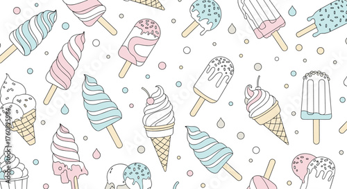 Delicious frozen treats and sweet dessert toppings.