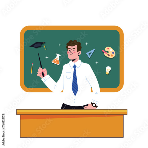 International Happy Teacher's day Social media post