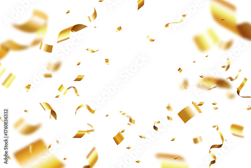 gold ribbon splash background