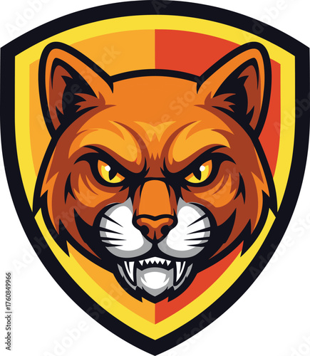  Cat Mascot Logo | Clean Flat Vector Illustration | Modern Animal Emblem Design