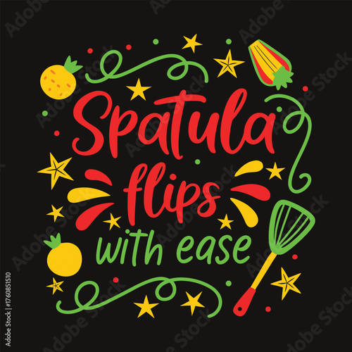 Spatula flips with ease kitchen fun