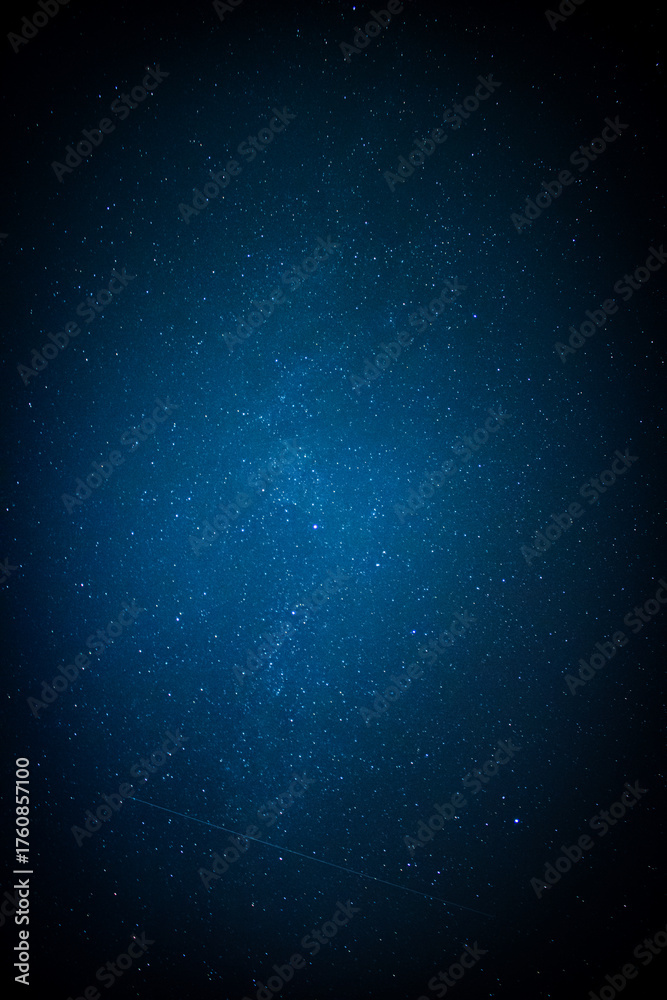 Obraz premium blue starry sky