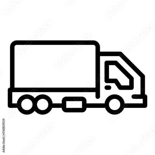 agricultural cargo truck icon