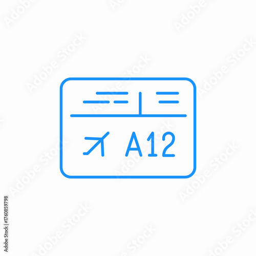 aiport departure signs icon sign vector