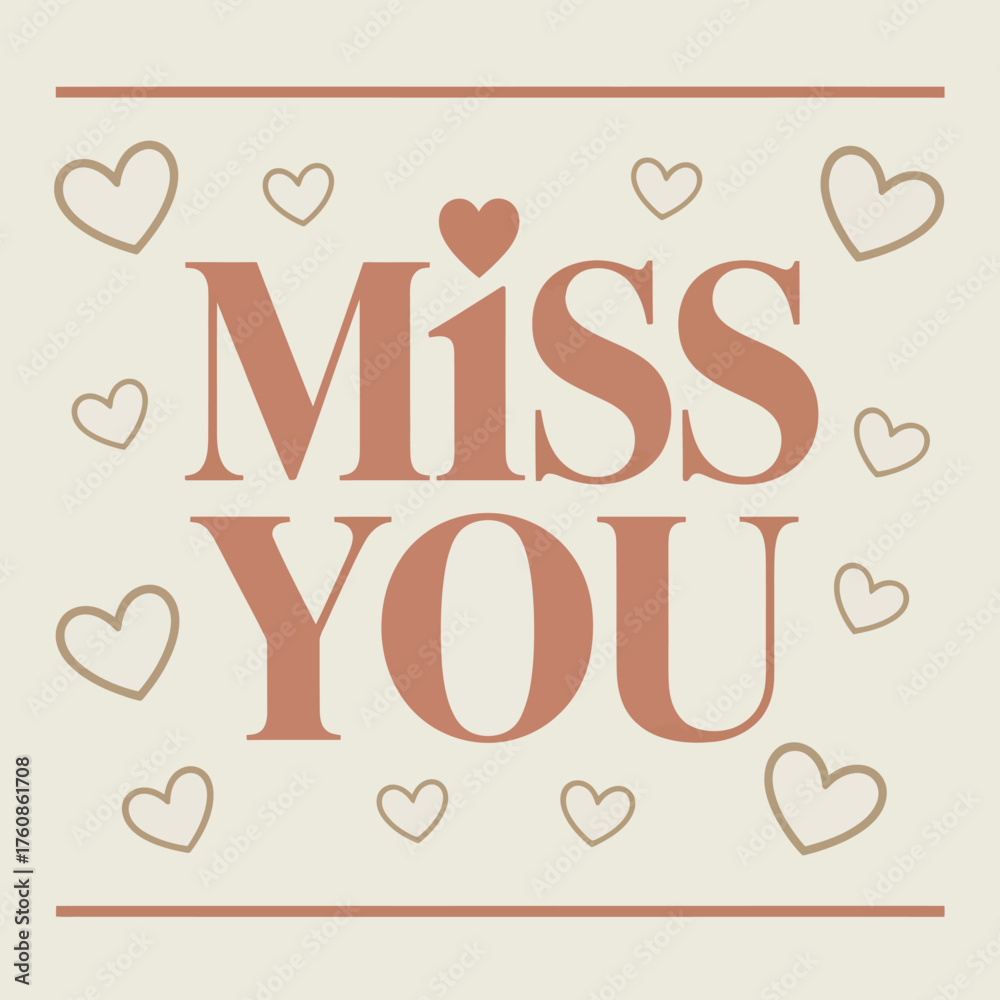 Obraz premium Expressing longing and affection with 