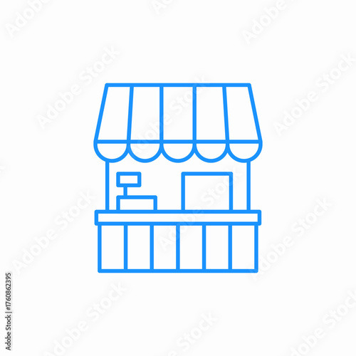 store shop icon sign vector