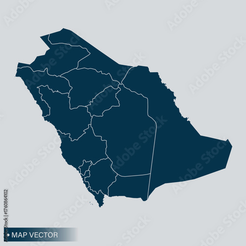 Saudi Arabia map