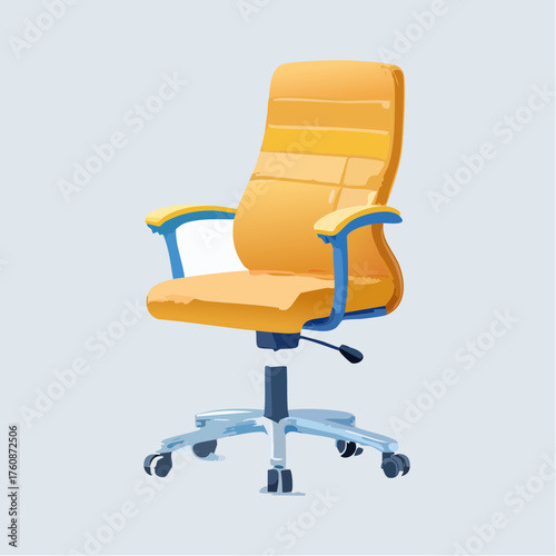 Moderner Bürostuhl mit Rollen
