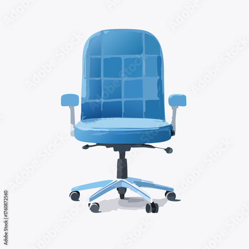 Moderner Bürostuhl mit Rollen