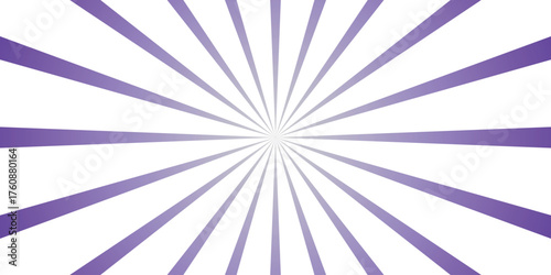 Purple sunburst radial background with gradient lines emanating from the center on a white background