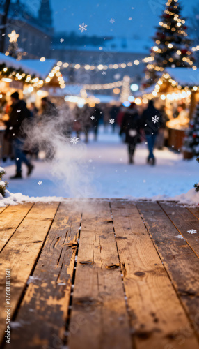 Christmas market celebration winter wonderland photography evening festive atmosphere
