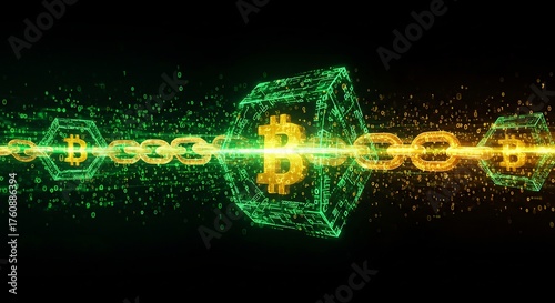 Cryptocurrency Blockchain Mining Visualization