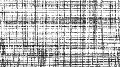 weaving fabric distressed texture vector with abstract grunge halftone pattern black on white overlay for retro vintage design