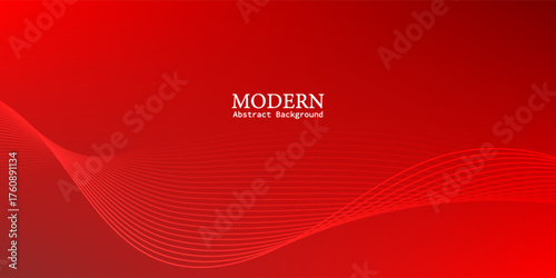 Dark Red line circle abstract background for backdrop or presentation. simple design, cover, flayer