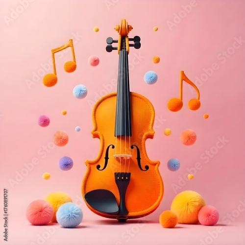 “Wings of Sound: Notes in Motion”