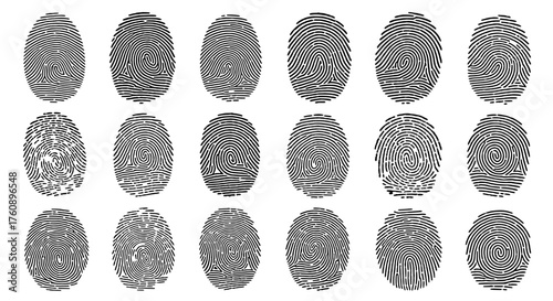 Fingerprint Pattern Array for Security and Authentication