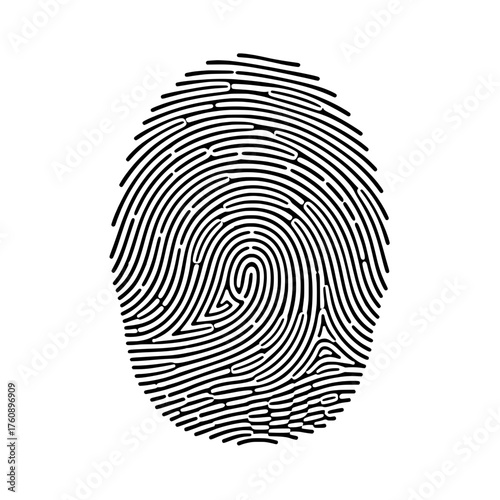 Fingerprint ID in Black and White