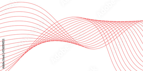 simple red blend line design for banner poster background.