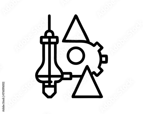 Precision and engineering a plumb bob with gears
