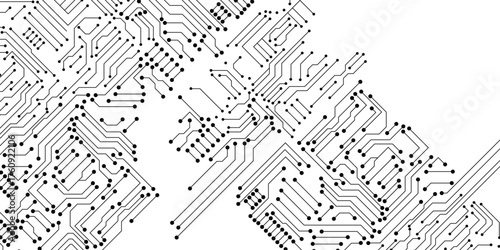 Circuit technology background with hi-tech digital data illustration
