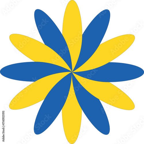 blue yellow blossom.eps