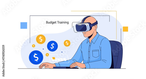 Immersive budget training in virtual reality for innovative financial management skills development