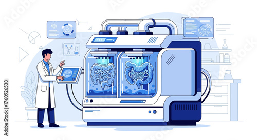 Innovative human intestine creation with futuristic 3d printing technology for medical breakthroughs