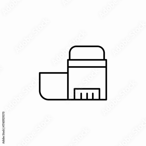 deodorant stick product icon sign vector
