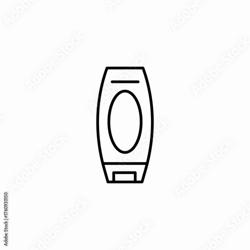 lotion bottle container icon sign vector