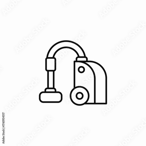 vacuum cleaner icon icon sign vector